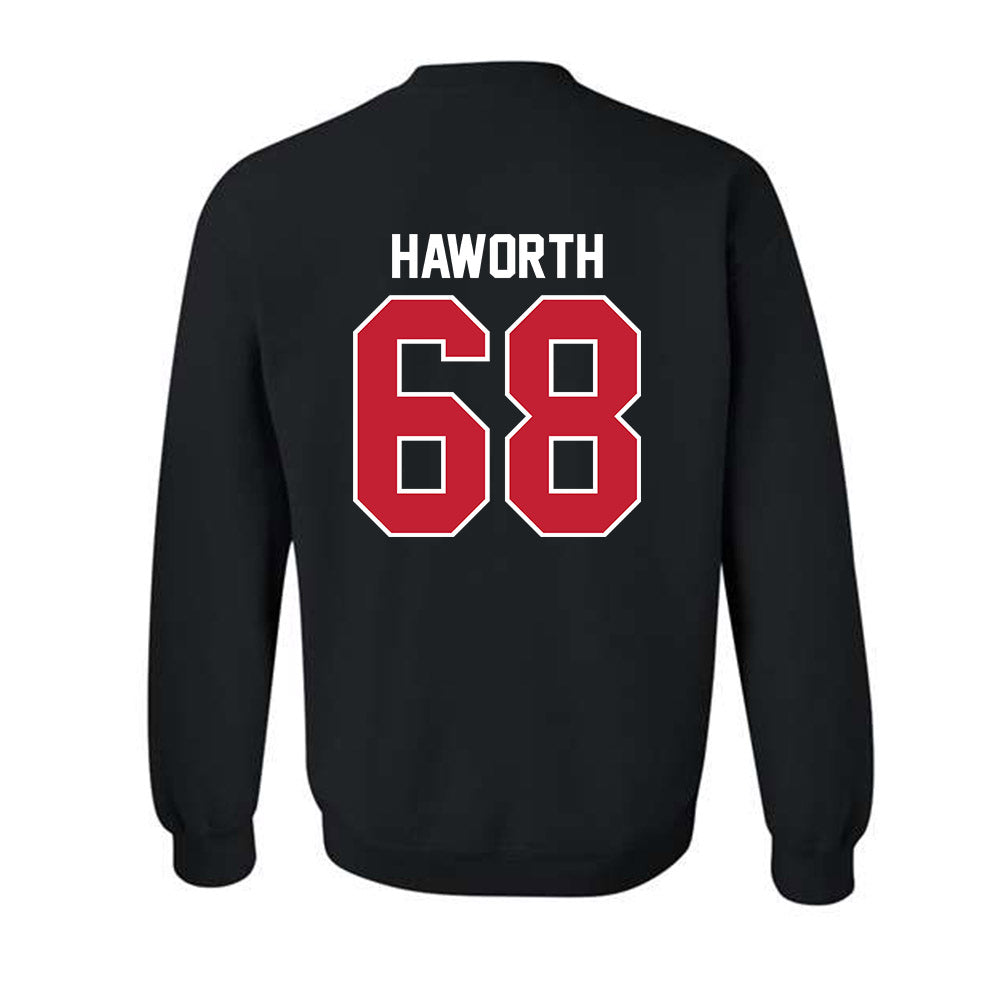 Ball State - NCAA Football : Grant Haworth - Crewneck Sweatshirt-1