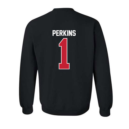 Ball State - NCAA Baseball : Maalik Perkins - Crewneck Sweatshirt-1