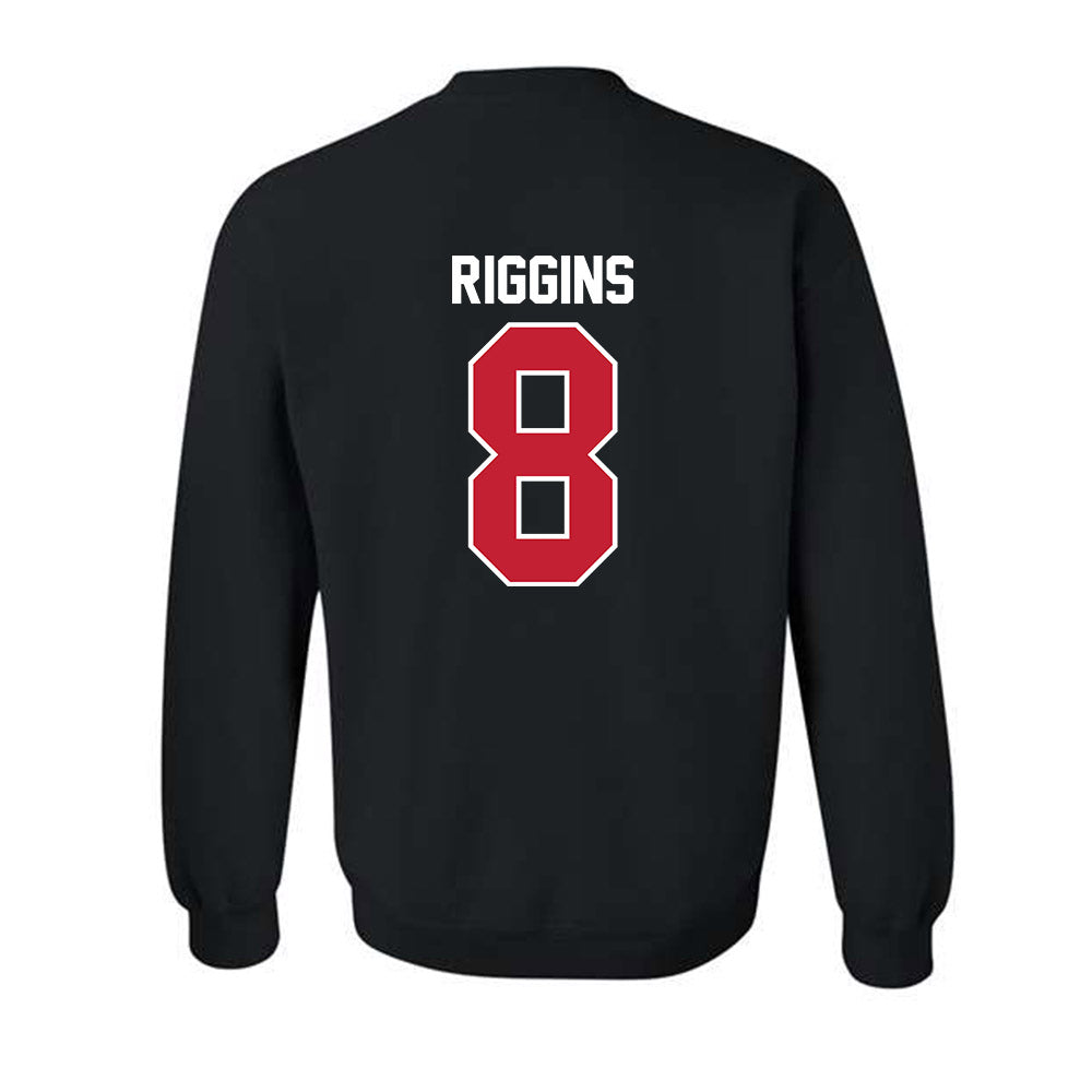Ball State - NCAA Football : Mason Riggins - Classic Shersey Crewneck Sweatshirt-1