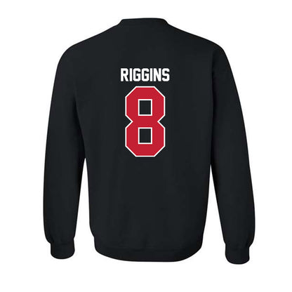 Ball State - NCAA Football : Mason Riggins - Classic Shersey Crewneck Sweatshirt-1