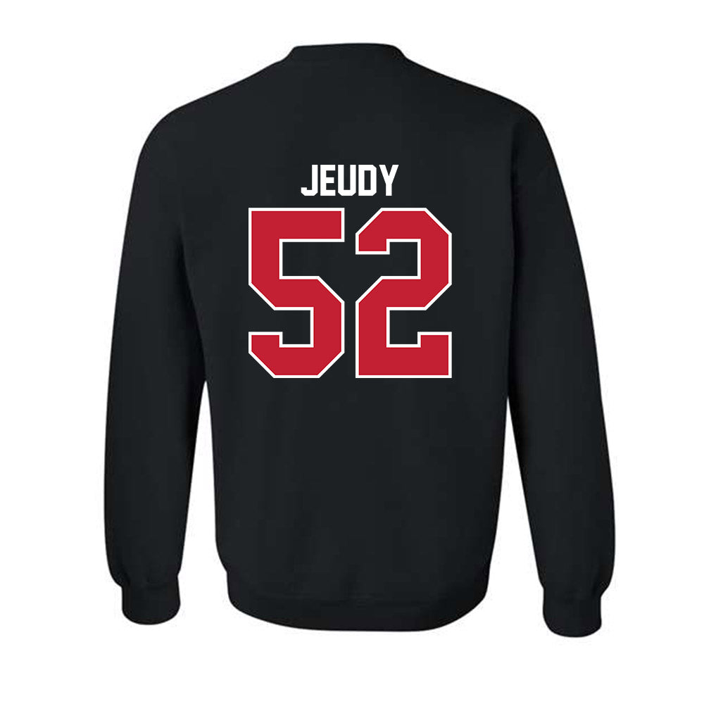 Ball State - NCAA Football : Jacob Jeudy - Classic Shersey Crewneck Sweatshirt-1