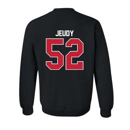 Ball State - NCAA Football : Jacob Jeudy - Classic Shersey Crewneck Sweatshirt-1