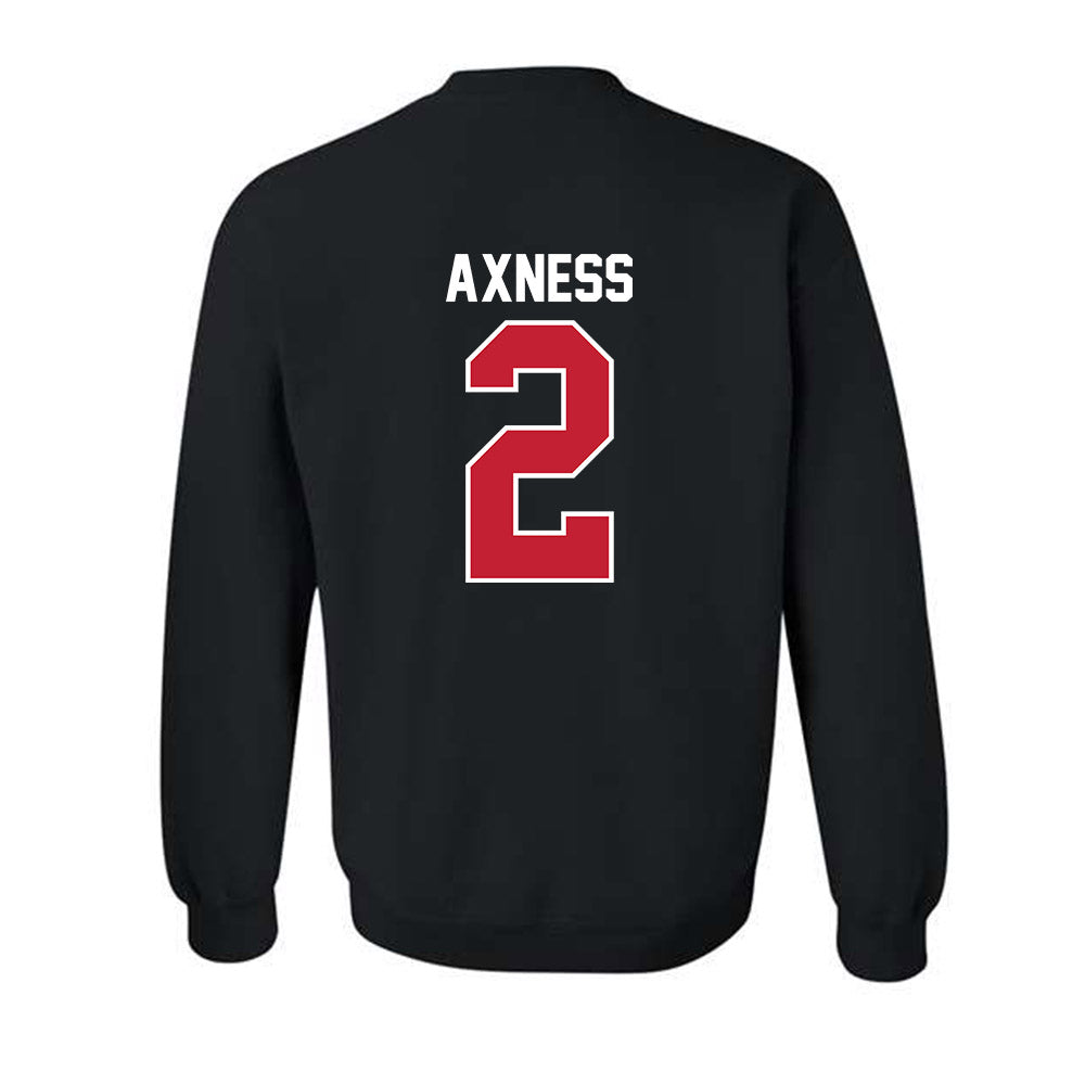 Ball State - NCAA Women's Volleyball : Reese Axness - Crewneck Sweatshirt-1