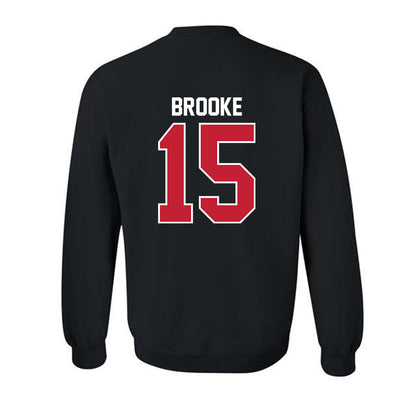 Ball State - NCAA Women's Basketball : Ashlynn Brooke - Crewneck Sweatshirt-1