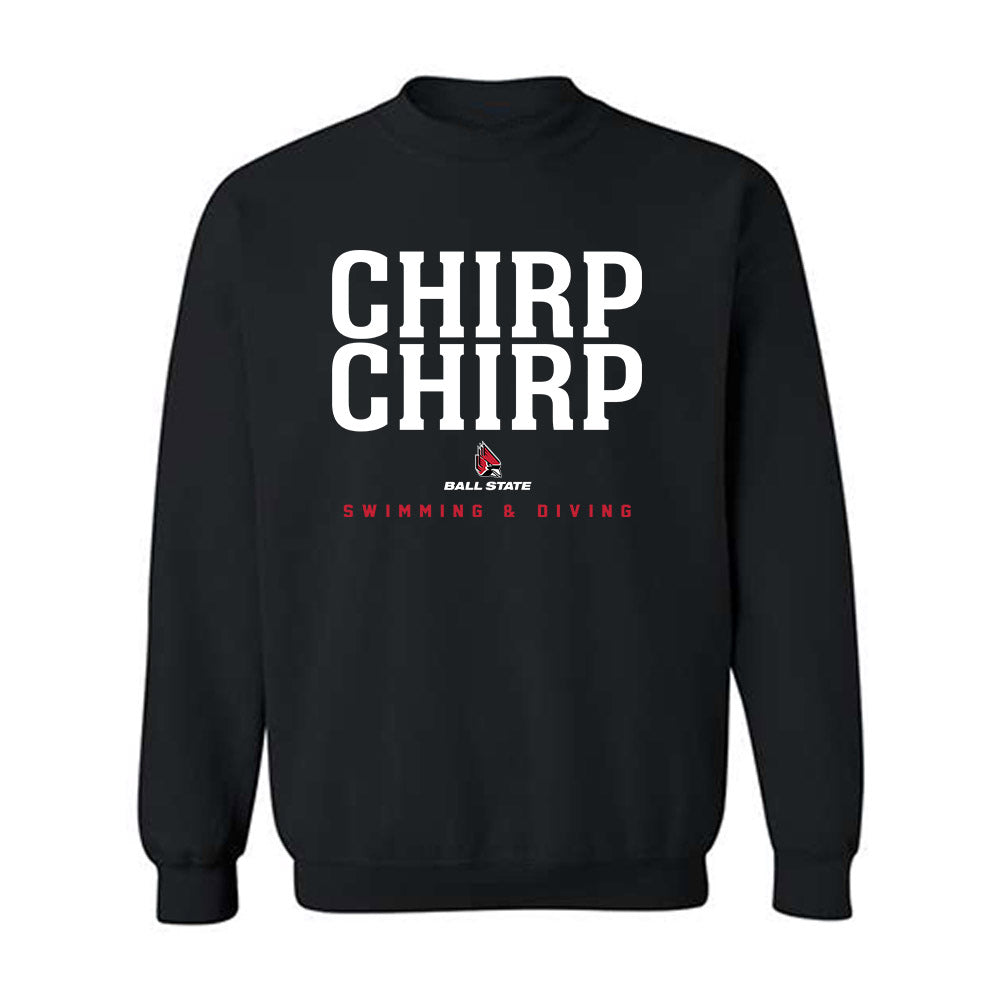 Ball State - NCAA Men's Swimming & Diving : Seth Blossom - Crewneck Sweatshirt-0
