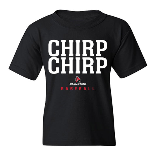 Ball State - NCAA Baseball : Jack Bakus - Classic Shersey Youth T-Shirt-0