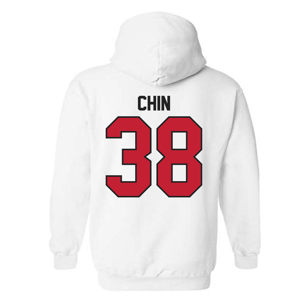 Ball State - NCAA Baseball : Sam Chin - Classic Shersey Hooded Sweatshirt-1