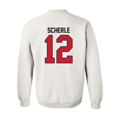 Ball State - NCAA Football : Alex Scherle - Classic Shersey Crewneck Sweatshirt-1