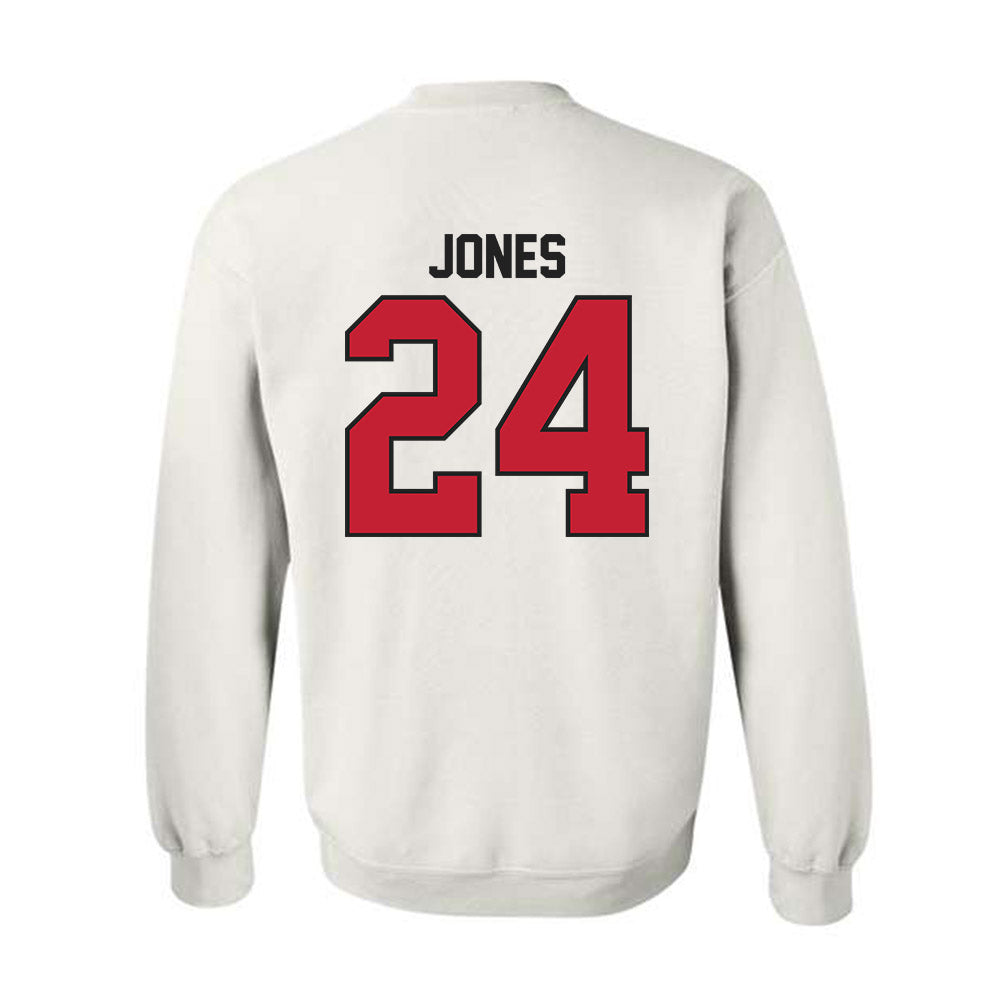Ball State - NCAA Men's Basketball : Mason Jones - Crewneck Sweatshirt-1