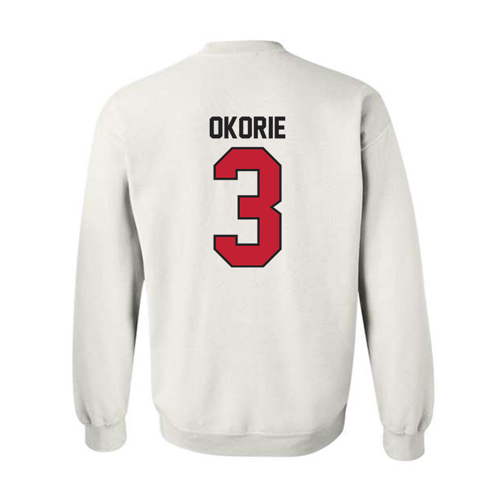 Ball State - NCAA Football : George Okorie - Crewneck Sweatshirt-1