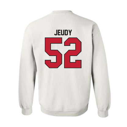 Ball State - NCAA Football : Jacob Jeudy - Classic Shersey Crewneck Sweatshirt-1