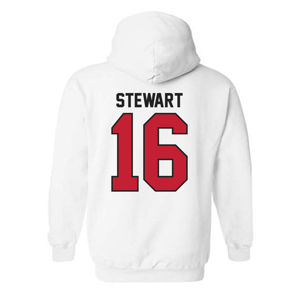 Ball State - NCAA Football : Kaleb Stewart - Classic Shersey Hooded Sweatshirt-1