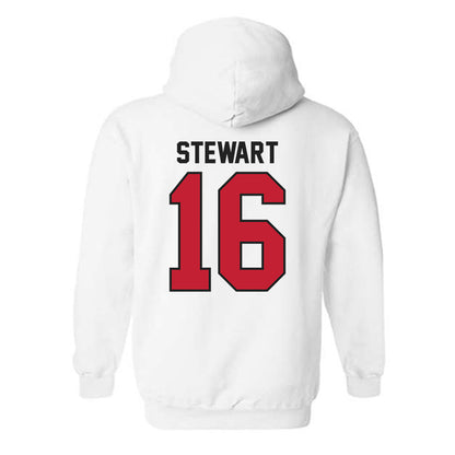 Ball State - NCAA Football : Kaleb Stewart - Classic Shersey Hooded Sweatshirt-1
