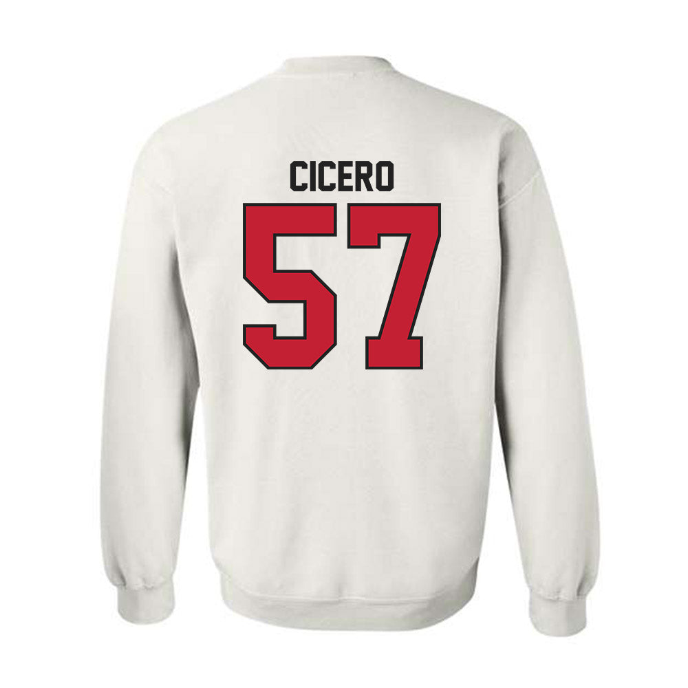 Ball State - NCAA Football : Nolan Cicero - Classic Shersey Crewneck Sweatshirt-1