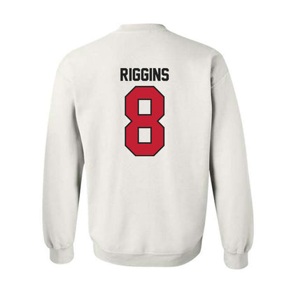 Ball State - NCAA Football : Mason Riggins - Classic Shersey Crewneck Sweatshirt-1