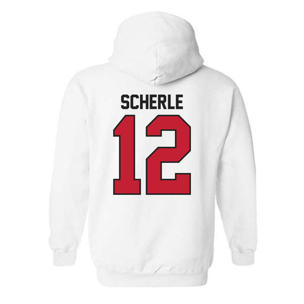 Ball State - NCAA Football : Alex Scherle - Classic Shersey Hooded Sweatshirt-1