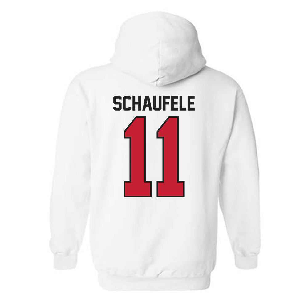 Ball State - NCAA Women's Soccer : Ainsley Schaufele - Hooded Sweatshirt-1