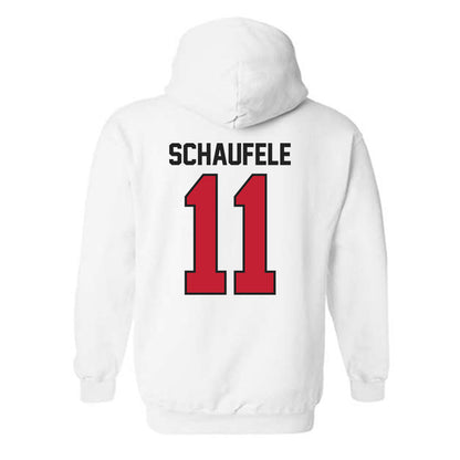 Ball State - NCAA Women's Soccer : Ainsley Schaufele - Hooded Sweatshirt-1