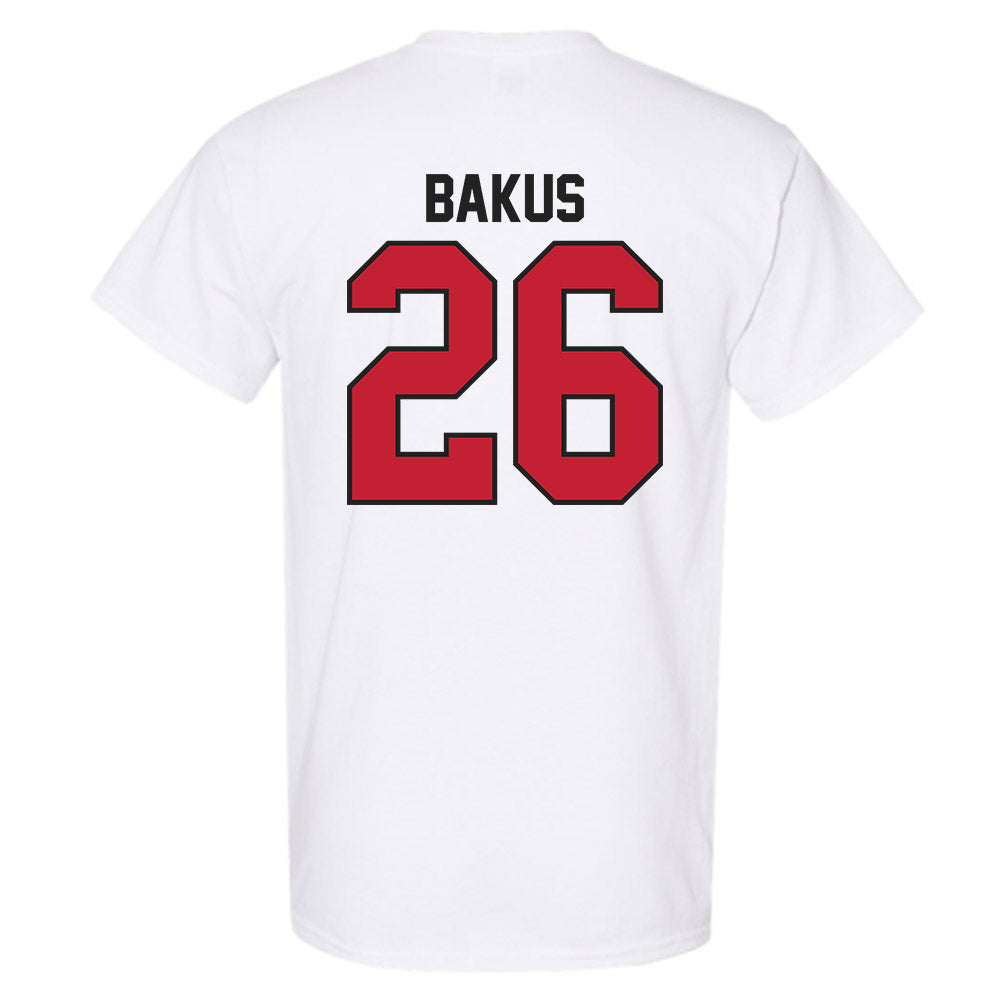 Ball State - NCAA Baseball : Jack Bakus - Classic Shersey T-Shirt-1