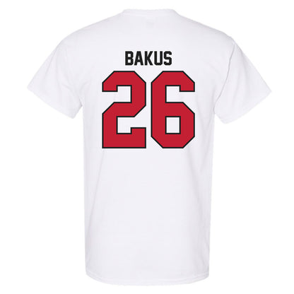 Ball State - NCAA Baseball : Jack Bakus - Classic Shersey T-Shirt-1