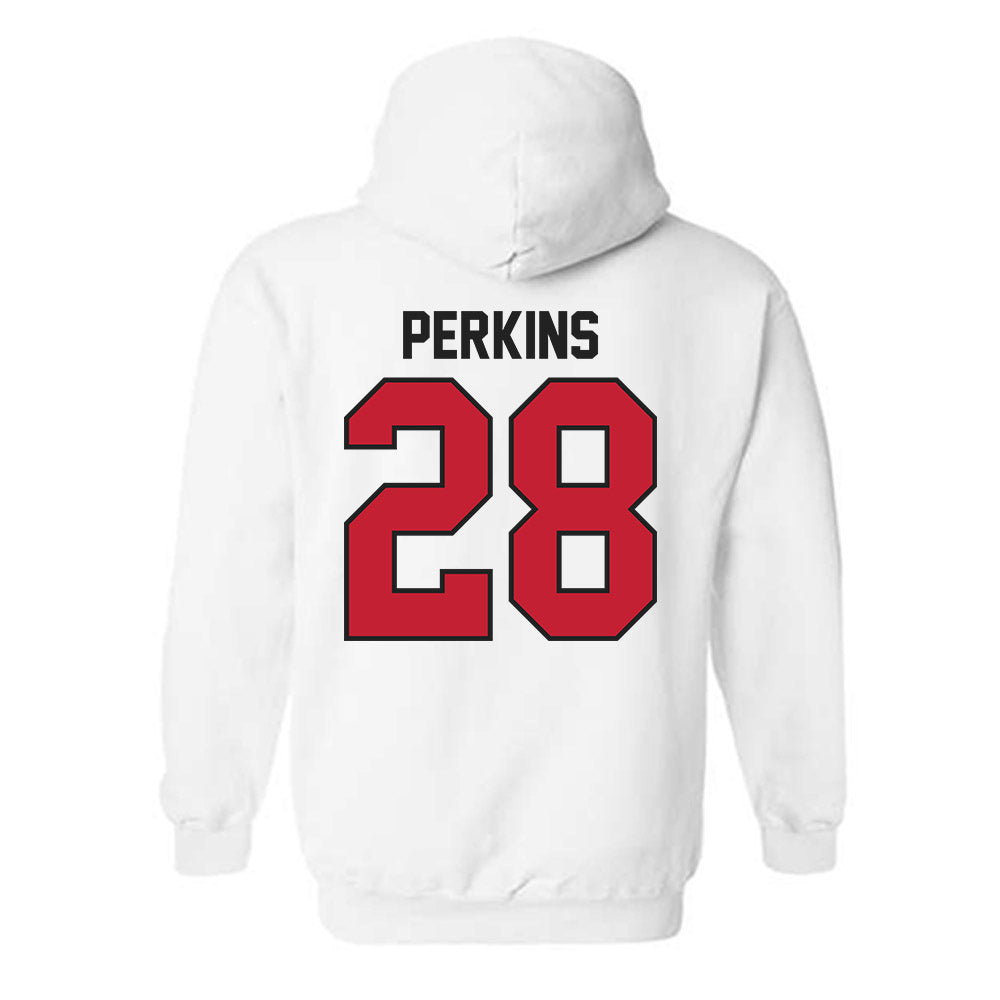 Ball State - NCAA Football : Stone Perkins - Classic Shersey Hooded Sweatshirt-1