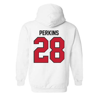 Ball State - NCAA Football : Stone Perkins - Classic Shersey Hooded Sweatshirt-1