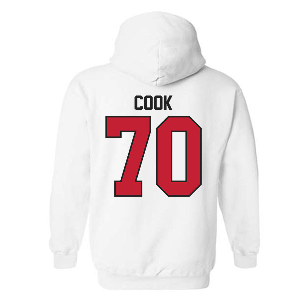 Ball State - NCAA Football : Tristan Cook - Hooded Sweatshirt-1