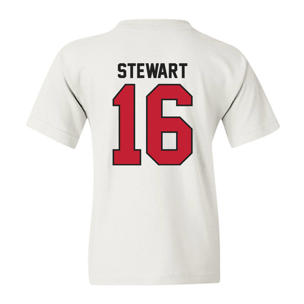 Ball State - NCAA Football : Kaleb Stewart - Classic Shersey Youth T-Shirt-1