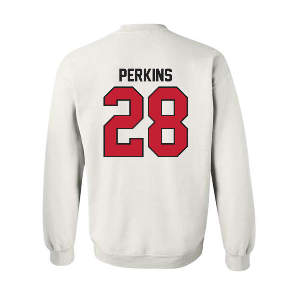 Ball State - NCAA Football : Stone Perkins - Classic Shersey Crewneck Sweatshirt-1