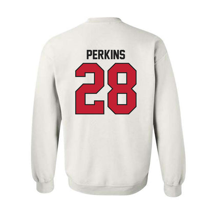 Ball State - NCAA Football : Stone Perkins - Classic Shersey Crewneck Sweatshirt-1
