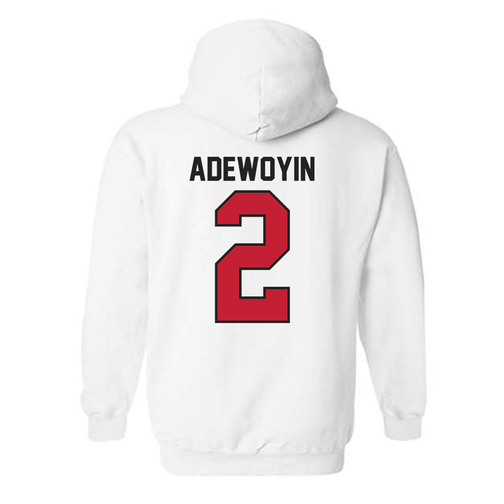 Ball State - NCAA Football : Tobi Adewoyin - Classic Shersey Hooded Sweatshirt-1