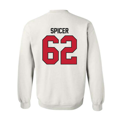 Ball State - NCAA Football : Sam Spicer - Classic Shersey Crewneck Sweatshirt-1