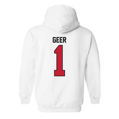 Ball State - NCAA Women's Volleyball : Audrey Geer - Classic Shersey Hooded Sweatshirt-1