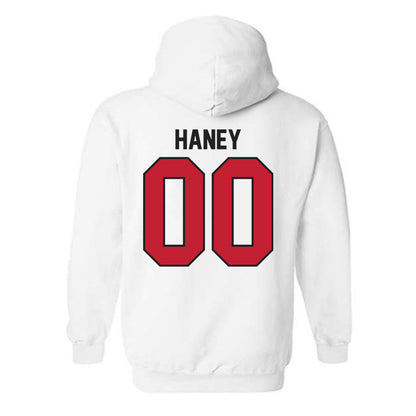 Ball State - NCAA Football : Zion Haney - Classic Shersey Hooded Sweatshirt-1