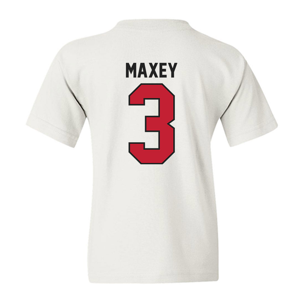 Ball State - NCAA Men's Basketball : Juwan Maxey - Youth T-Shirt-1