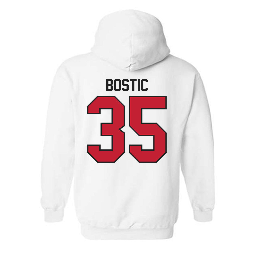 Ball State - NCAA Football : Drew Bostic - Classic Shersey Hooded Sweatshirt-1