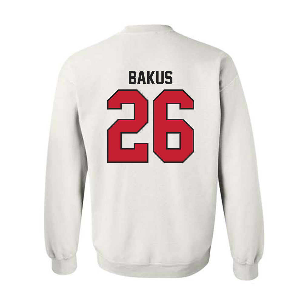 Ball State - NCAA Baseball : Jack Bakus - Classic Shersey Crewneck Sweatshirt-1