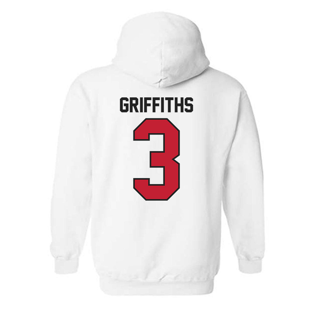 Ball State - NCAA Baseball : Brett Griffiths - Classic Shersey Hooded Sweatshirt-1