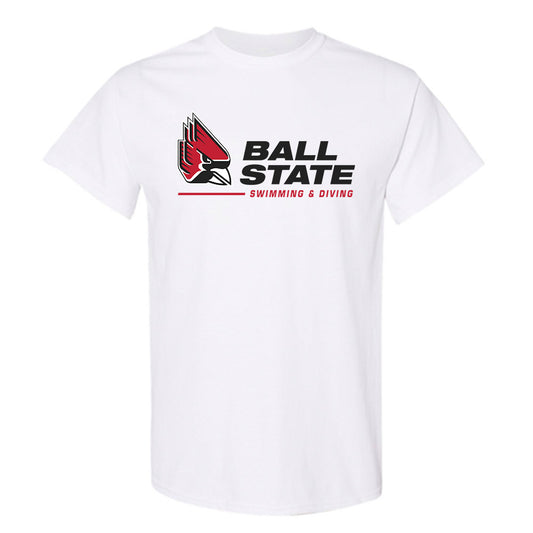 Ball State - NCAA Men's Swimming & Diving : Ryan Farmer - T-Shirt-0