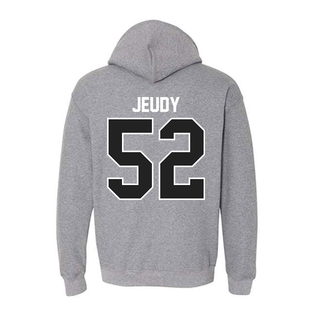 Ball State - NCAA Football : Jacob Jeudy - Classic Shersey Hooded Sweatshirt-1