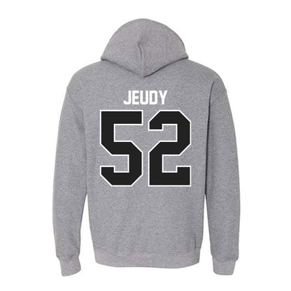 Ball State - NCAA Football : Jacob Jeudy - Classic Shersey Hooded Sweatshirt-1