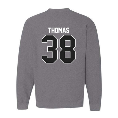 Ball State - NCAA Baseball : Kenskey Thomas - Classic Shersey Crewneck Sweatshirt-1