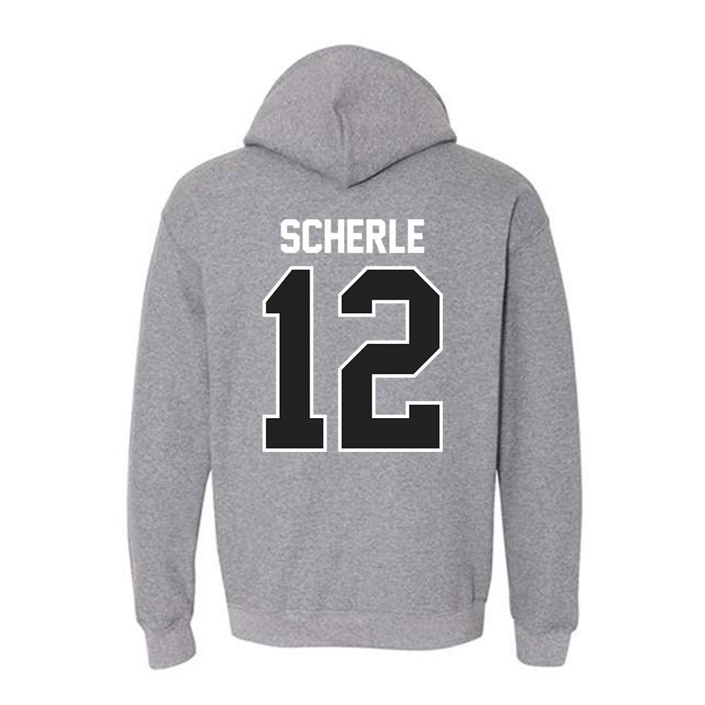 Ball State - NCAA Football : Alex Scherle - Classic Shersey Hooded Sweatshirt-1