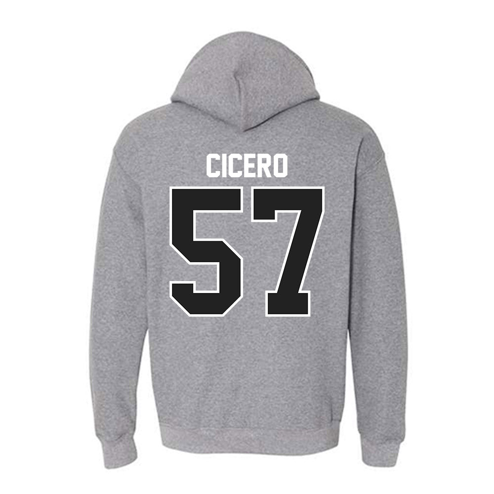Ball State - NCAA Football : Nolan Cicero - Classic Shersey Hooded Sweatshirt-1