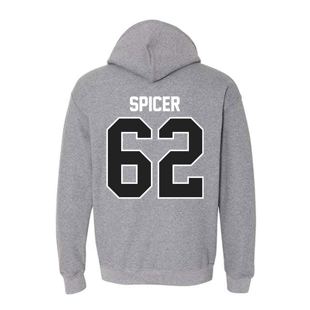 Ball State - NCAA Football : Sam Spicer - Classic Shersey Hooded Sweatshirt-1