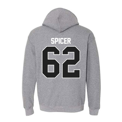 Ball State - NCAA Football : Sam Spicer - Classic Shersey Hooded Sweatshirt-1