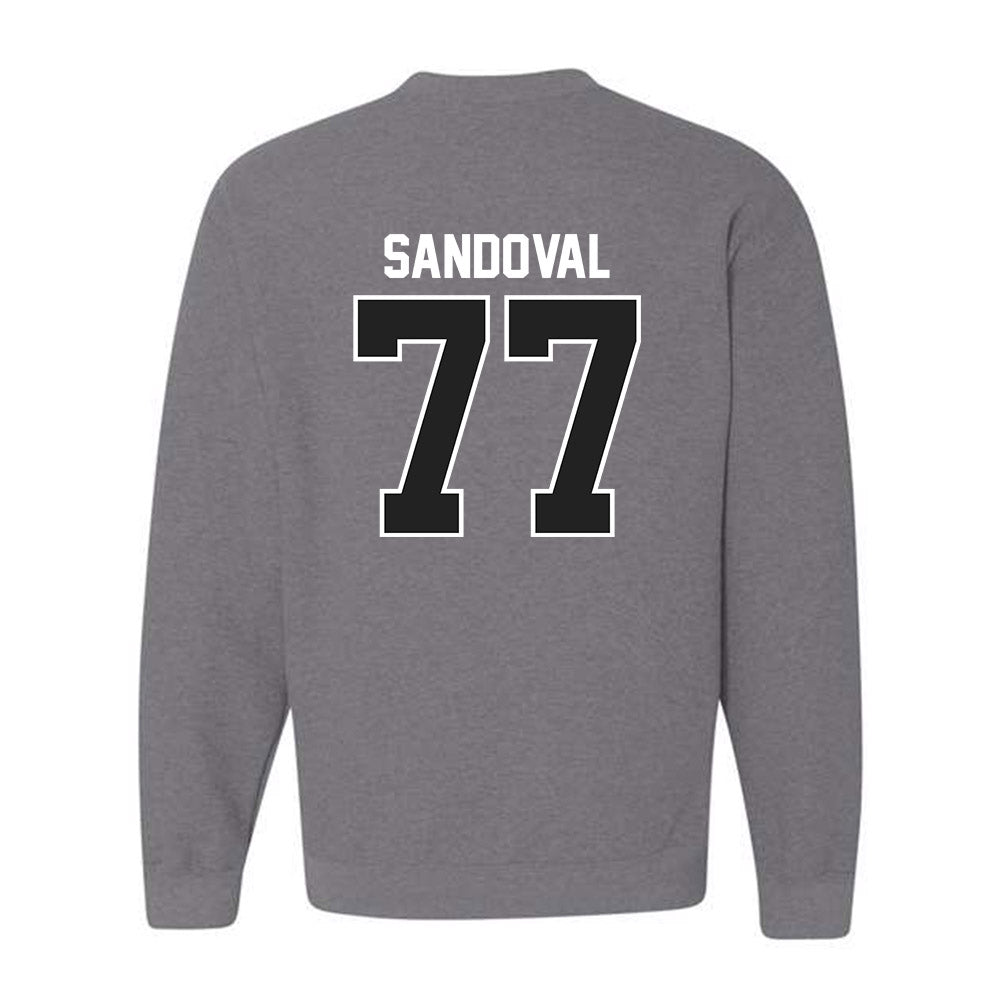 Ball State - NCAA Football : Misael Sandoval - Classic Shersey Crewneck Sweatshirt-1