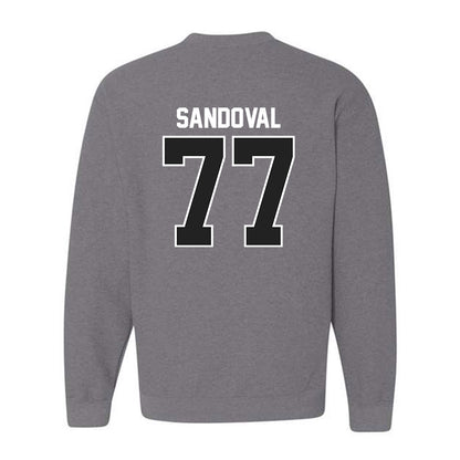 Ball State - NCAA Football : Misael Sandoval - Classic Shersey Crewneck Sweatshirt-1