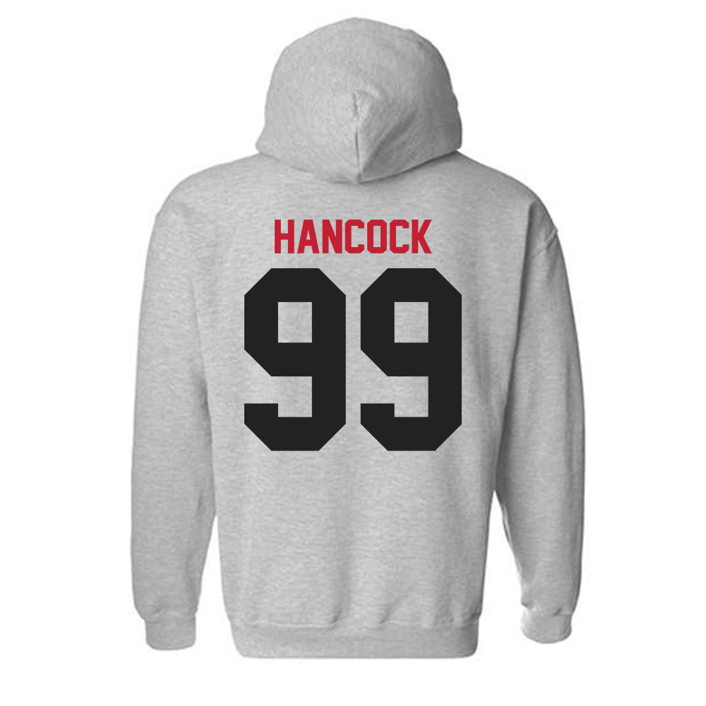 Ball State - NCAA Football : Myles Hancock - Classic Shersey Hooded Sweatshirt-1