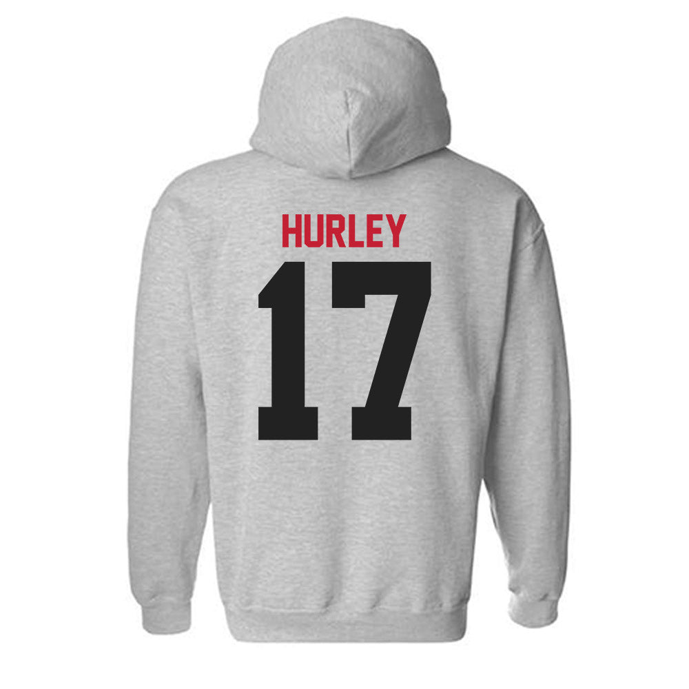 Ball State - NCAA Baseball : Nathaniel Hurley - Classic Shersey Hooded Sweatshirt-1
